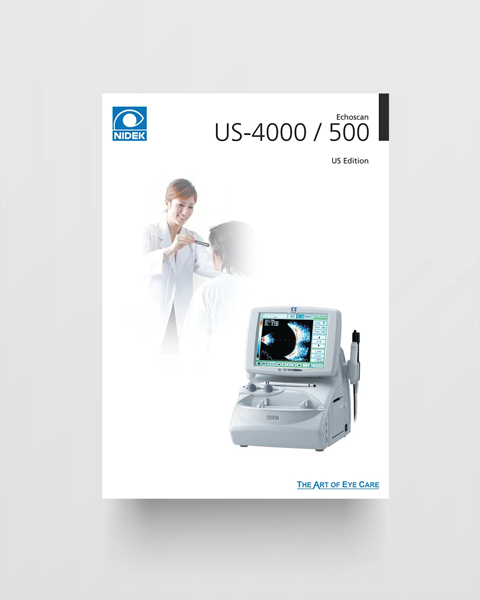NIDEK Echoscan US-4000 / 500: Ultrasound