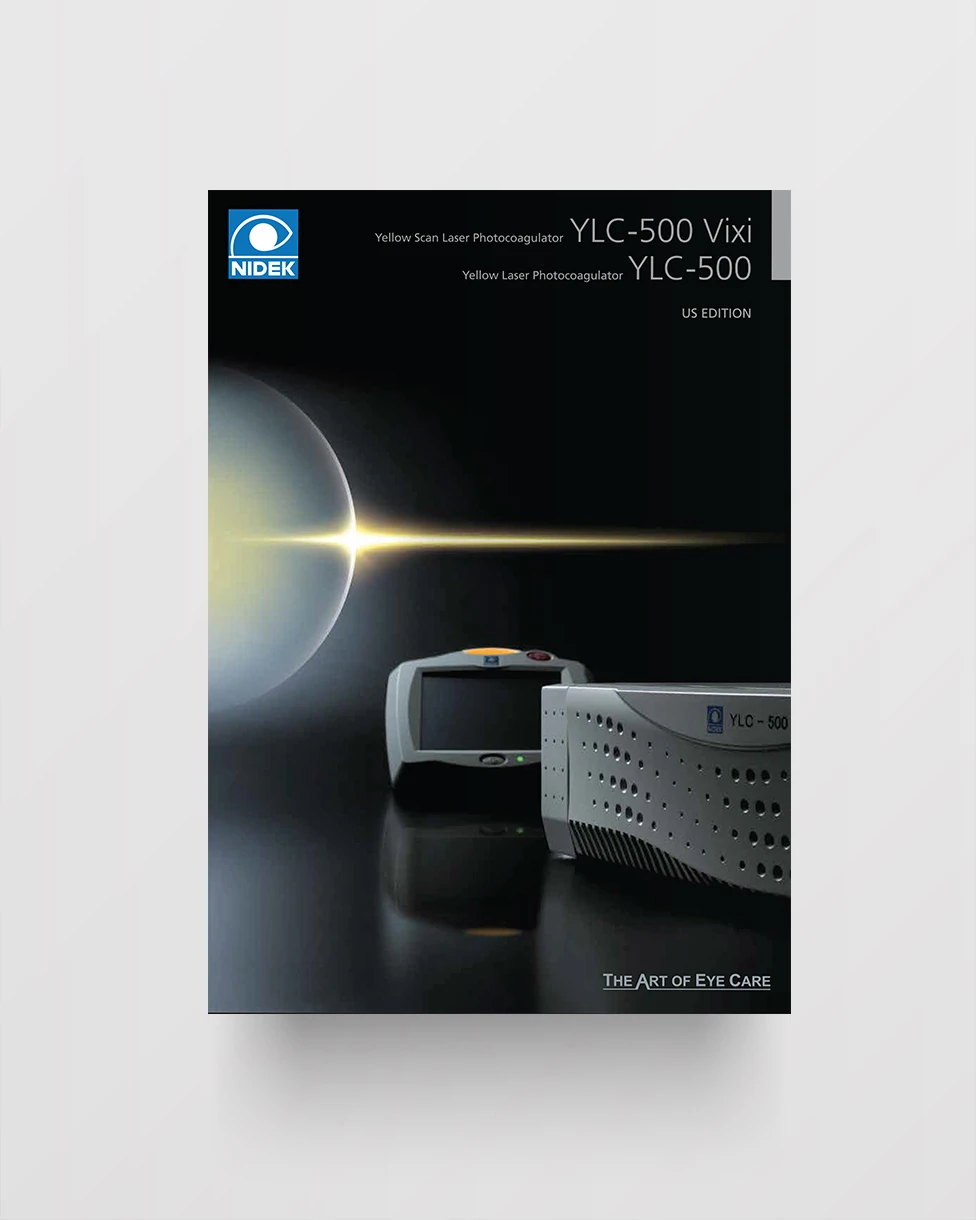 NIDEK YLC-500/500 Vixi: Yellow Laser Photocoagulator