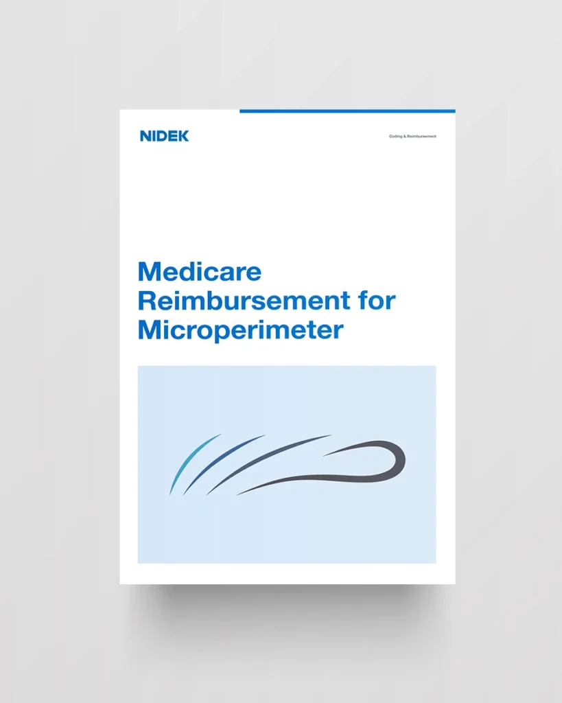 Medicare Reimbursement For Nidek Mp-1S And Mp-3 Microperimeter