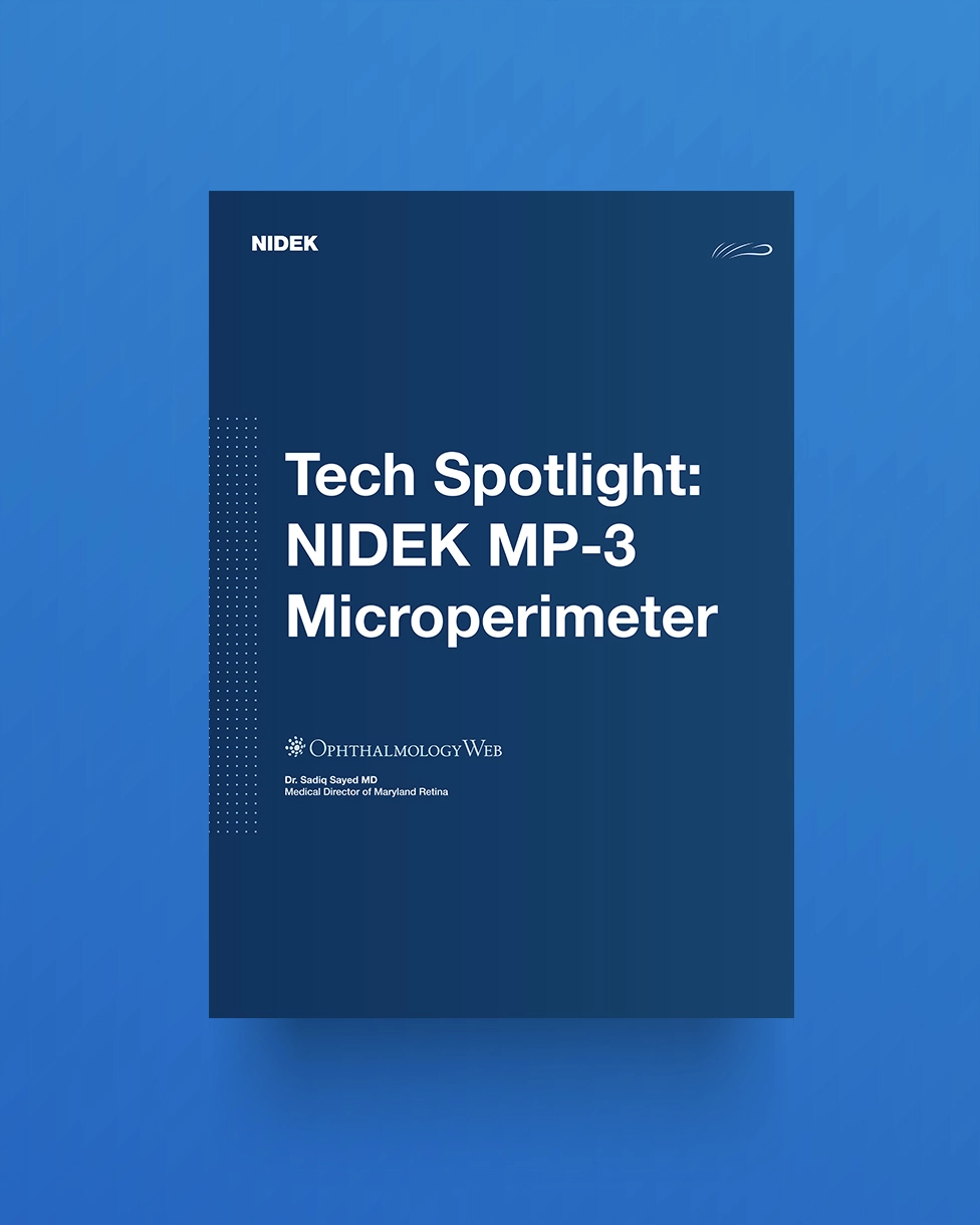 Tech Spotlight: NIDEK MP-3 Microperimeter