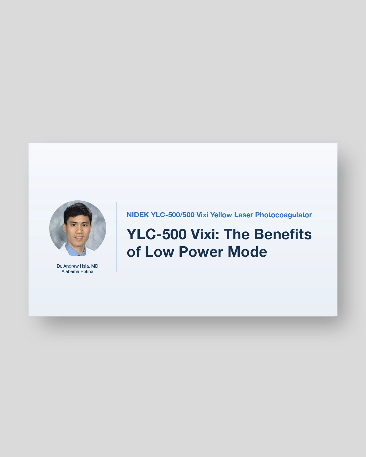 YLC-500: Vixi: The Benefits of Low Power Mode