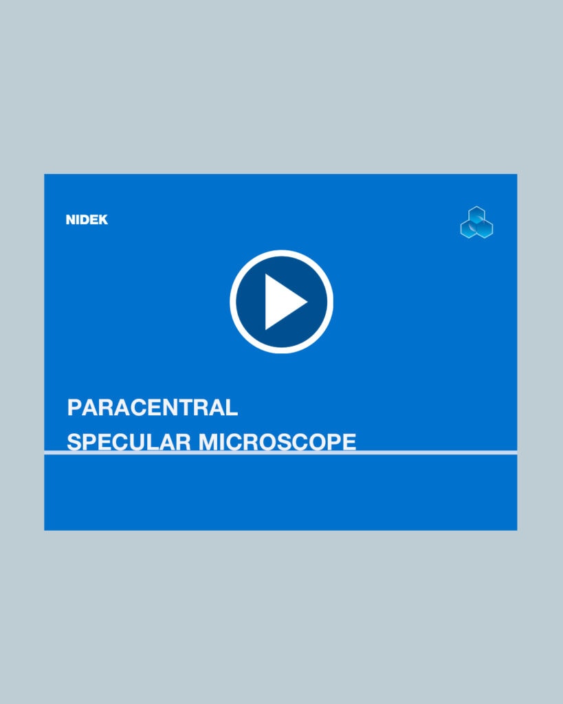 Introducing The Cem-530 Paracentral Specular Microscope