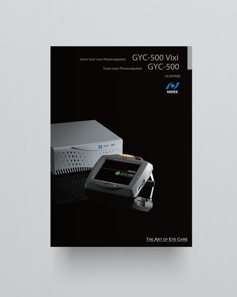 Nidek Gyc-500/500 Vixi: Green Laser Photocoagulator