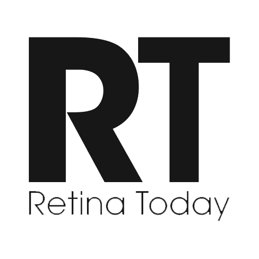 The Image Features The Black Logo Of &Quot;Retina Today,&Quot; With The Large Letters &Quot;Rt&Quot; Positioned Above The Smaller Text That Reads &Quot;Retina Today&Quot; Against A White Background, Subtly Hinting At A Collaboration With Nidek.