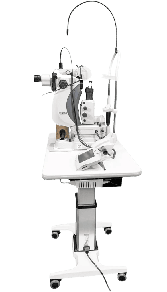 YC-200/200 S plus + GYC-500 Combo YAG & YAG/SLT + Green Laser Photocoagulator