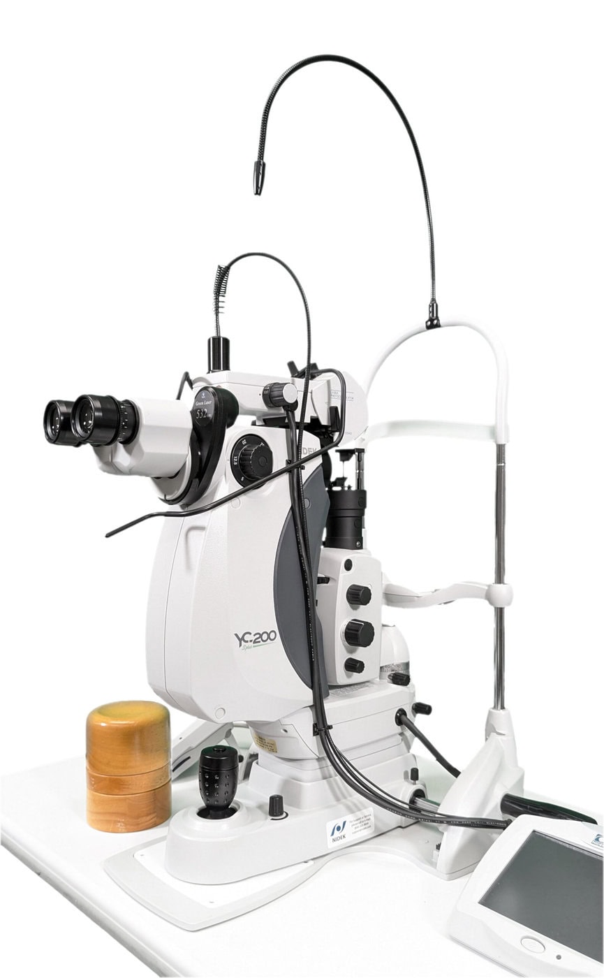 Nidek Ophthalmic Yag And Yag/Slt Laser System + Green Laser Photocoagulator