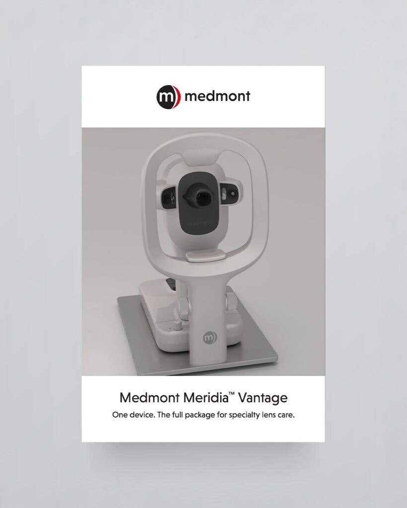 Medmont Meridia™ Vantage: Scleral + Corneal Topographer